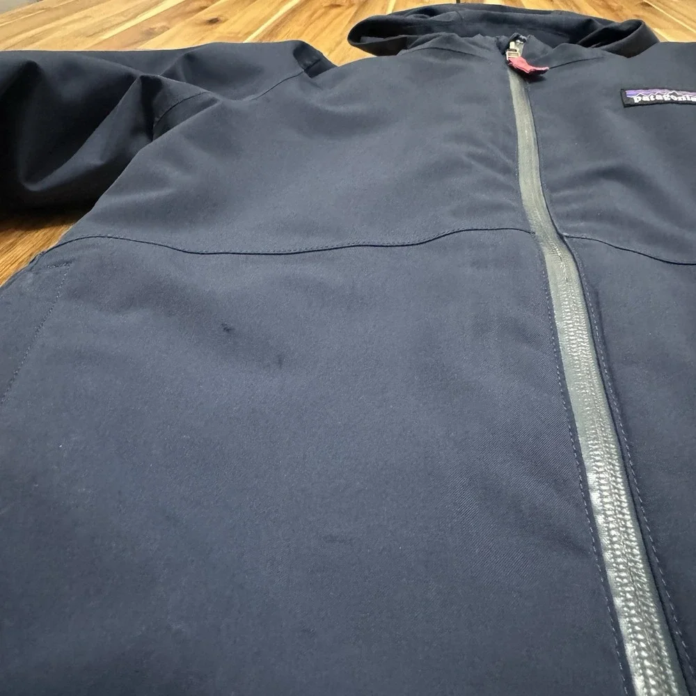 Patagonia Jacket Girls XS 5-6 Blue 4 In 1 Everyday Jacket Full Zip Hooded School